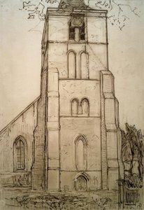 Église à Domburg - Piet Mondrian